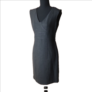 Loft Grey Sleeveless Dress, Size 4